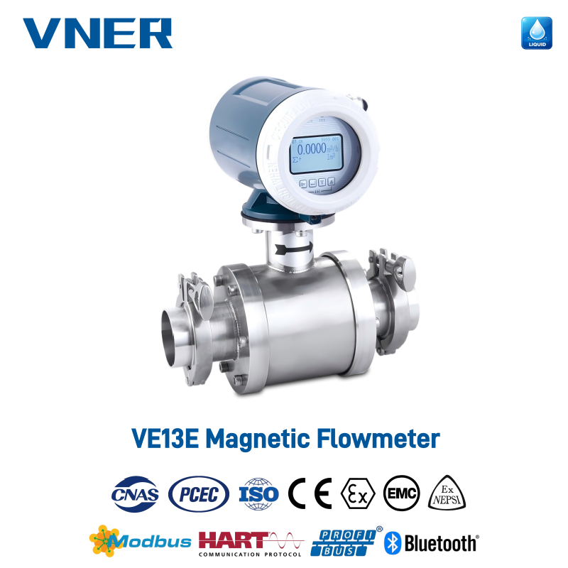VE13 Misuratore di portata elettromagnetico igienico