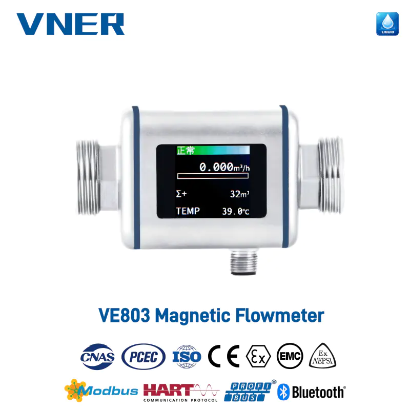 VE803 Misuratore di portata elettromagnetico compatto